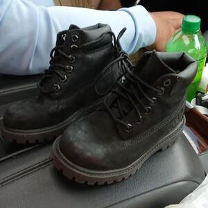 Toddler Black Timberland Boots